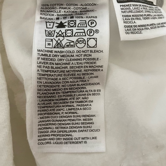 Levi’s button-front white denim skirt in 27 - Picture 8 of 10